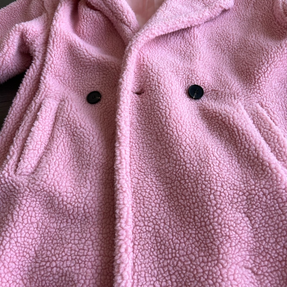 Pink Women's Teddy Coat - Picture 7 of 10